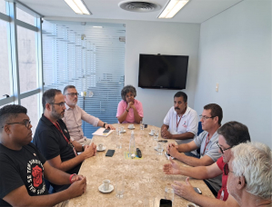 Sindicato discute desafios e reafirma defesa do BB em reunião com a superintendência