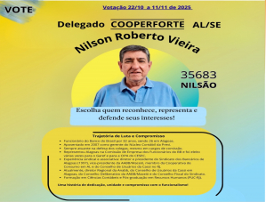 Sindicato apoia Nilson Roberto nas eleições da COOPERFORTE 2025