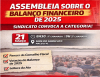 Sindicato convoca categoria para Assembleia de apreciação do Balanço Financeiro de 2025