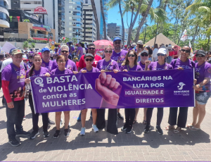 Sindicato vai às ruas no 8 de Março e reforça: defender a vida, os direitos e a igualdade das mulheres é compromisso coletivo