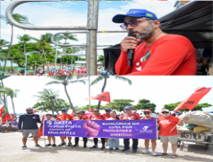 1º de Maio mobiliza categoria bancária em Defesa de Direitos, pela redução da Jornada de Trabalho e o Fim da Escala 6x1