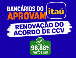 Bancários do Itaú em Alagoas aprovam renovação da CCV e reforçam importância da mediação trabalhista