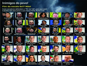 PEC da 7x0: quem são os senadores que querem aumentar a jornada e reduzir direitos