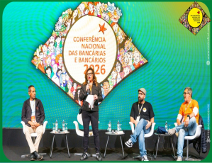 Categoria debate sobre estratégia de comunicação e organização durante 28ª Conferência Nacional dos Bancários