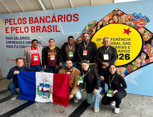 Alagoas marca presença na 28ª Conferência Nacional das Bancárias e dos Bancários fortalecendo a construção da Campanha Nacional 2026
