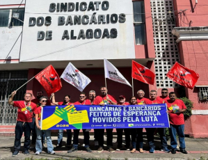 Bancários de Alagoas lançam Campanha Nacional 2026 com mobilização nas agências e diálogo com a categoria